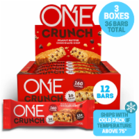 ONE Protein Bars, Crunch Peanut Butter Chocolate Chip, 20g Protein, 2.12 Ounce (Pack of 36)