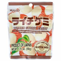 Kasugai Gummy Lychee 1.76 oz (Pack Of 12)