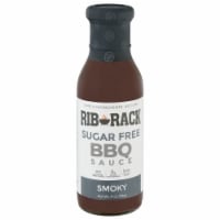 Rib Rack Sauce Barbeque Smoky Sugar free 11 oz (Pack Of 6)