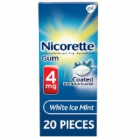 Nicorette 4 mg Nicotine Gum to Help Quit, 20 Count Perspective: Main