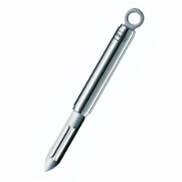 Rosle Stainless Steel Round Handle Vegetable Peeler, 7.3-Inch