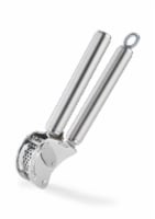 Rosle Garlic Press with Scraper - Silver
