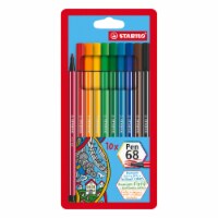 Stabilo® Pen 68 10-Color Felt Tip Pen Set Perspective: Main