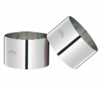 Kuchenprofi Cooking Ring Molds, 4 Piece Set, 3-Inch, Stainless