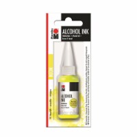 Marabu Alcohol Ink, Carded, 20ml, Neon Yellow