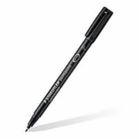 Tactical Gear  0.6 mm Lumocolor Universal Pen Permanent Fine&#44; Black