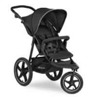 hauck Runner 2 Compact Foldable Tricycle Jogger Buggy Stroller Pushchair, Black