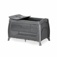 hauck Play N Relax Center Portable Baby Playard Crib with Travel Bag Charcoal 1 Piece Mariano s