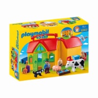 Playmobil® 1.2.3 My Take Along Farm Playset