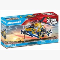 Playmobil Air Stunt Show Helicopter Building Set 70833