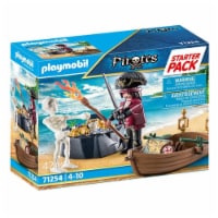 Playmobil Pirates Starter Pack Pirate With Rowing Boat Building Set 71254
