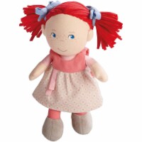 HABA Soft Doll Mirli 8 - First Baby Doll with Red Pigtails for Ages 6 Months and Up.