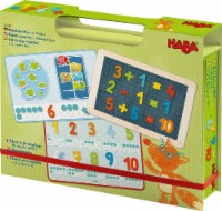 HABA 1, 2 Numbers & You Magnetic 158 Piece Game Box