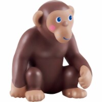 HABA Little Friends Monkey - Chunky Plastic Zoo Animal Toy Figure (2.5  Tall)