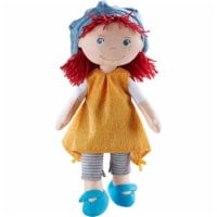 HABA Freya 12  Machine Washable Soft Doll with Red Hair, Blue eyes and Embroidered Face
