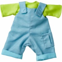 HABA Play Time Outfit for 12 HABA Soft Dolls - Gender Neutral Shirt & Overalls