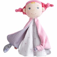 HABA Cuddly Blanket Doll Elli - Soft Lovey Baby Toy for Birth and Up (Machine Washable)