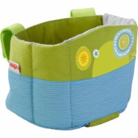 HABA Doll Bike Seat (new blue pattern)
