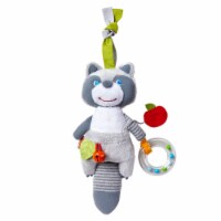 HABA Willie the Raccoon Soft Dangling Figure - for Car Seats, Strollers, Playpens