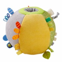 HABA Discovery Ball - Plush Fabric Machine Washable Rattling Baby Toy with Tags & Loops