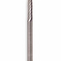 Widia Metal Removal Carbide Bur,Round Nose Tree,3/8   M40545