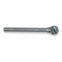Widia Metal Removal Carbide Bur,Ball,3/4 ,Double Cut,SD-7  M41340