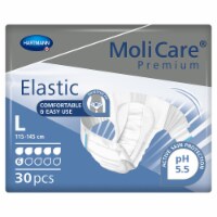 MoliCare Premium Elastic 6D Adult Incontinence Brief L Moderate Absorbency 165273, 30 Ct