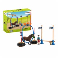 Schleich Farm World Pony Agility Race Playset