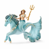 Schleich Mermaid Eyela Riding Underwater Horse Toy Perspective: Main