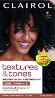 Clairol Textures & Tones Permanent Hair Color 1B Silken Black Perspective: Main