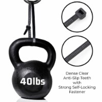 Bolt Dropper 12  Black Zip Cable Ties (1000 Pack), 40lbs