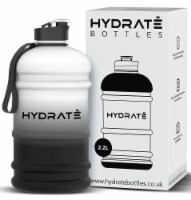 Half Gallon Water Bottle - BPA Free, Flip Cap, Gym/Sports, Extra Strong - HYDRATE XL (74oz)