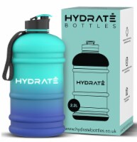 2.2L Water Bottle w/Flip Cap - BPA Free, Ideal for Gym - Blue Lagoon