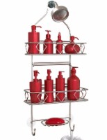 Vdomus 3 Tier Hanging Shower Caddy Organizer w/ Soap Holder - Upgraded 2nd Edition