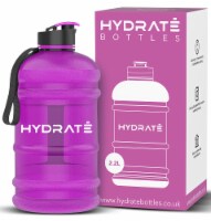 Half Gallon Water Bottle - BPA Free, Flip Cap (74oz)