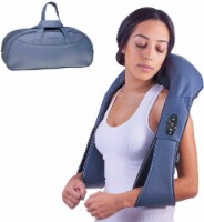 Bruntmor Cordless Shiatsu Massager | 3-D Deep Kneading, Heat, Relieves Pain & Sore Muscles