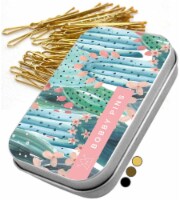 HAWWWY Gold Bobby Pins with 300 Pieces & Cute Case for All Hair Types