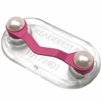 Readerest Pink with Pearls Magnetic Eyeglass Holder, Name Tag, Badge Holder