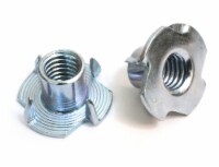 Bolt Dropper 3/8 -16 x 7/16  Zinc Plated Steel T-Nuts (200 Pack)