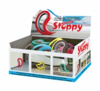 Stoppy 1 in. H Rubber Assorted Wedge Door Stop Mounts to floor - Total Qty: 24
