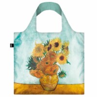 LOQI Museum Vincent Van Gogh's Vase with Sunflowers Reusable Shopping Bag