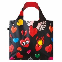 LOQI Pop Hearts Reusable Shopping Bag