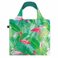 LOQI Wild Flamingos Reusable Shopping Bag