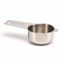 2 Lb Depot 1/3 Cup Measuring Cup, Stainless Steel, Accurate Markings (80ml)