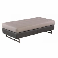 HomeRoots 366197 Two-Tone Ottoman - 63 x 32 x 19 in.
