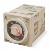 Omron Time Delay Relay,120VAC,5A,DPDT  H3CR-H8L-AC100120M
