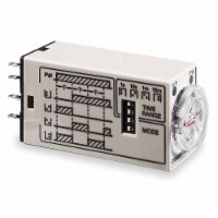 Omron Time Delay Relay,24VAC,5A,DPDT  H3YN-2 AC24