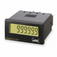 Omron Hour Meter,24VDC,Plastic,7 Digits  H7ET-NV-B