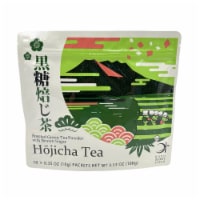 Roasted Green Tea Hojicha Powder Latte Mix with Brown Sugar, Served Hot or Cold, 10 x 0.35oz