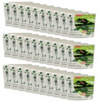 Roasted Green Tea Hojicha Powder Latte Mix with Brown Sugar, Served Hot or Cold, 10 x 0.35oz